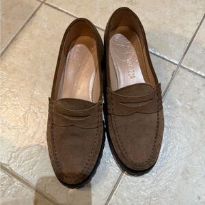 J. Crew Brown Suede Women's Loafers